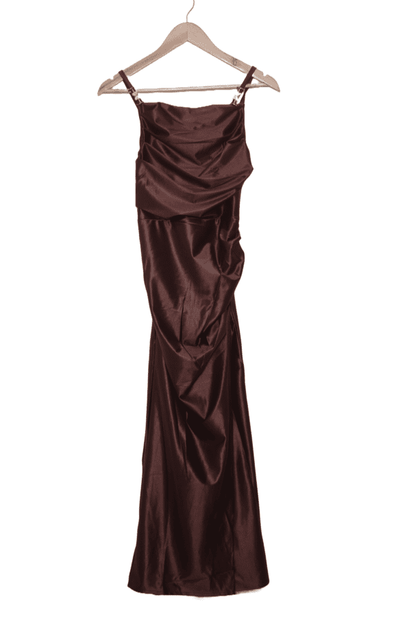 Remove background project (21) Slit Bodycon Satin Gown