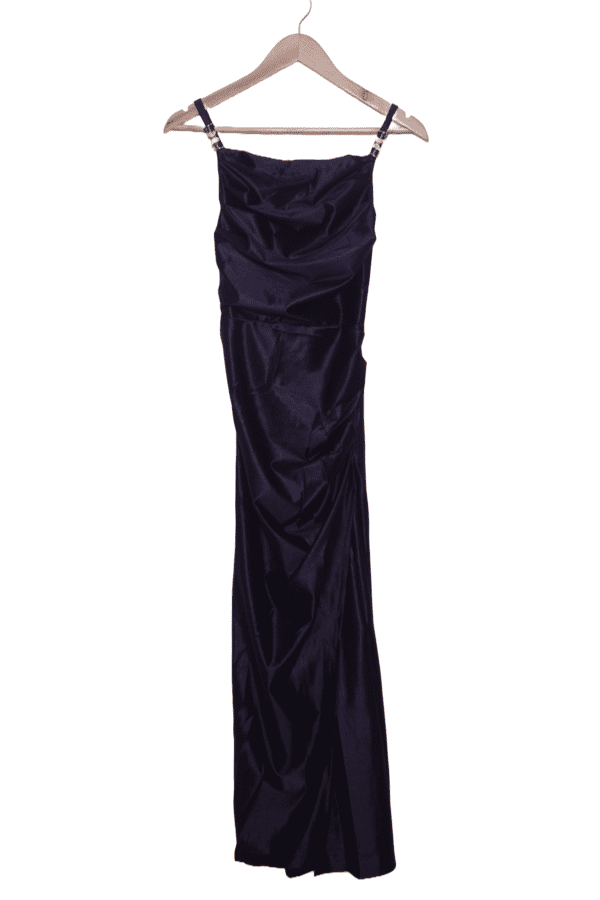 Remove background project (22) Slit Bodycon Satin Gown