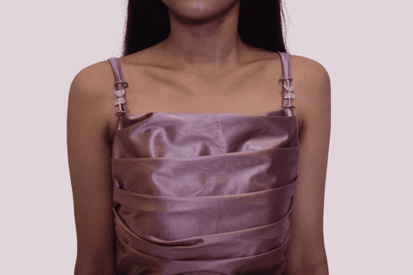 Remove background project (4) Slit Bodycon Satin Gown