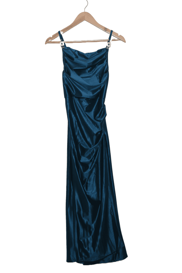 Remove background project (42) Slit Bodycon Satin Gown