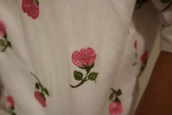Floral Embroidered Shirt