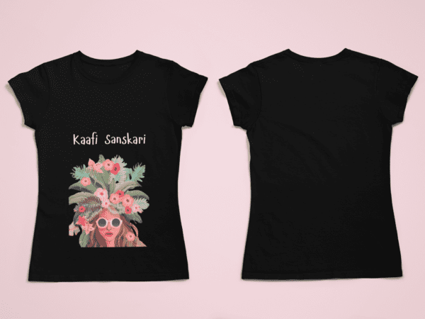 "Kaafi Sanskari" Graphic Cotton T-Shirt