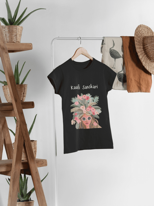 "Kaafi Sanskari" Graphic Cotton T-Shirt