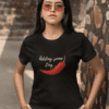 Quirky "Mirchi Zing" Graphic T Shirt
