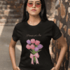 Quirky "Petals of Joy" Graphic T Shirt