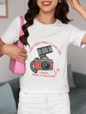 Quirky "Photography Lover" Graphic T Shirt