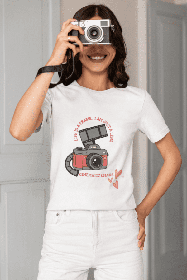 Quirky "Photography Lover" Graphic T Shirt