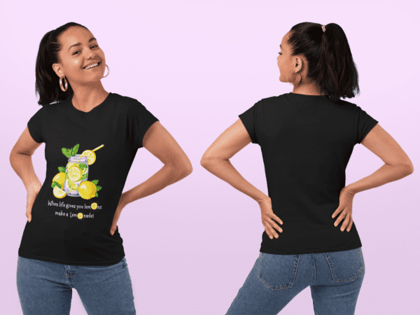 Quirky "Lemonade Love" Graphic T Shirt