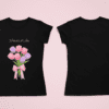 Quirky "Petals of Joy" Graphic T Shirt