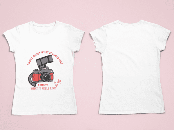 Quirky "Photography Lover" Graphic T Shirt