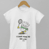 Quirky "Badminton Lover" Graphic T Shirt