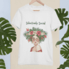 "Selectively Social"  Quirky Graphic T Shirt