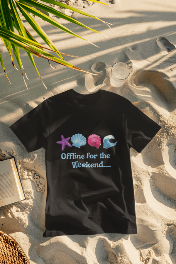 Quirky "Beach Therapy" Graphic T Shirt
