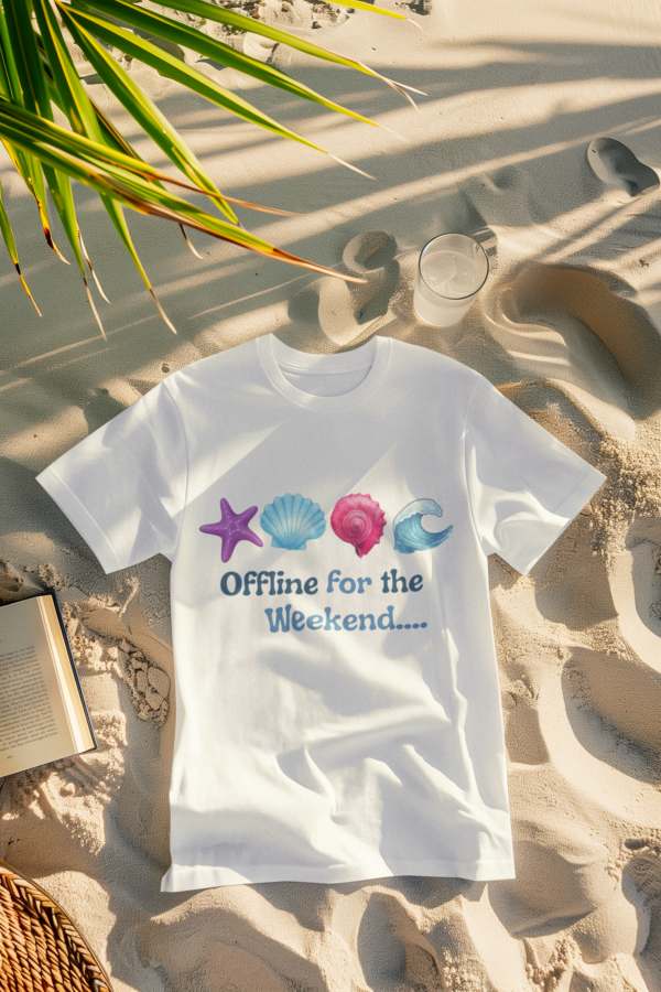 Quirky "Beach Therapy" Graphic T Shirt