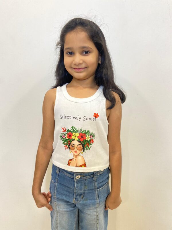 "Selectively Social"  Graphic Kid's Tank Top