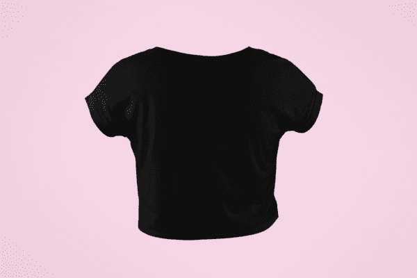 Quirky "Girl Therapy" Graphic Crop T Shirt