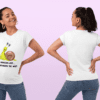 both-sides-t-shirt-mockup-of-a-woman-with-a-ponytail-at-a-studio-29652 (1) Quirky "Hamesha Late worth the Wait" Graphic T Shirt