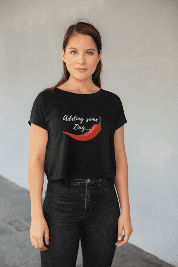 crop-top-mockup-of-a-woman-looking-at-the-camera-28561 (9) Quirky "Mirchi Zing" Graphic Crop T Shirt
