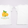 Quirky "Orange Zest" Graphic T Shirt