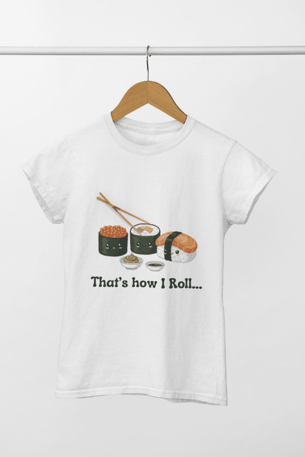 Quirky "Sushi Lover" Graphic T Shirt