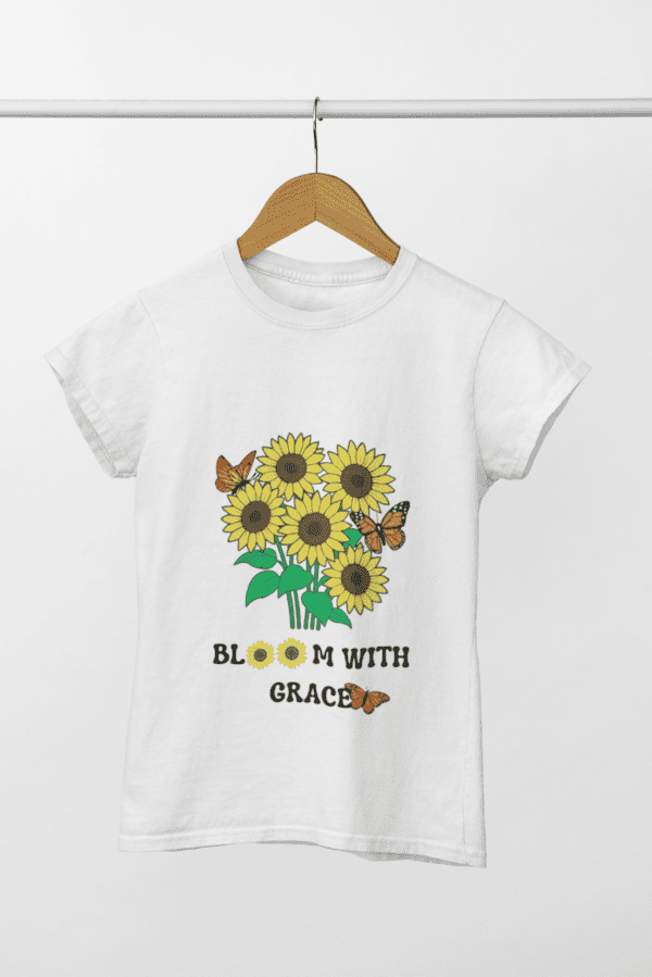 Quirky "Sunflower Bloom" Graphic T Shirt