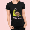 mockup-of-a-woman-showing-the-print-on-her-t-shirt-88-el (1) Quirky "Hamesha Laate" Graphic T Shirt