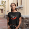 sublimated-cropped-t-shirt-mockup-of-a-woman-standing-outside-a-house-28557 (9) Quirky "Mirchi Zing" Graphic Crop T Shirt